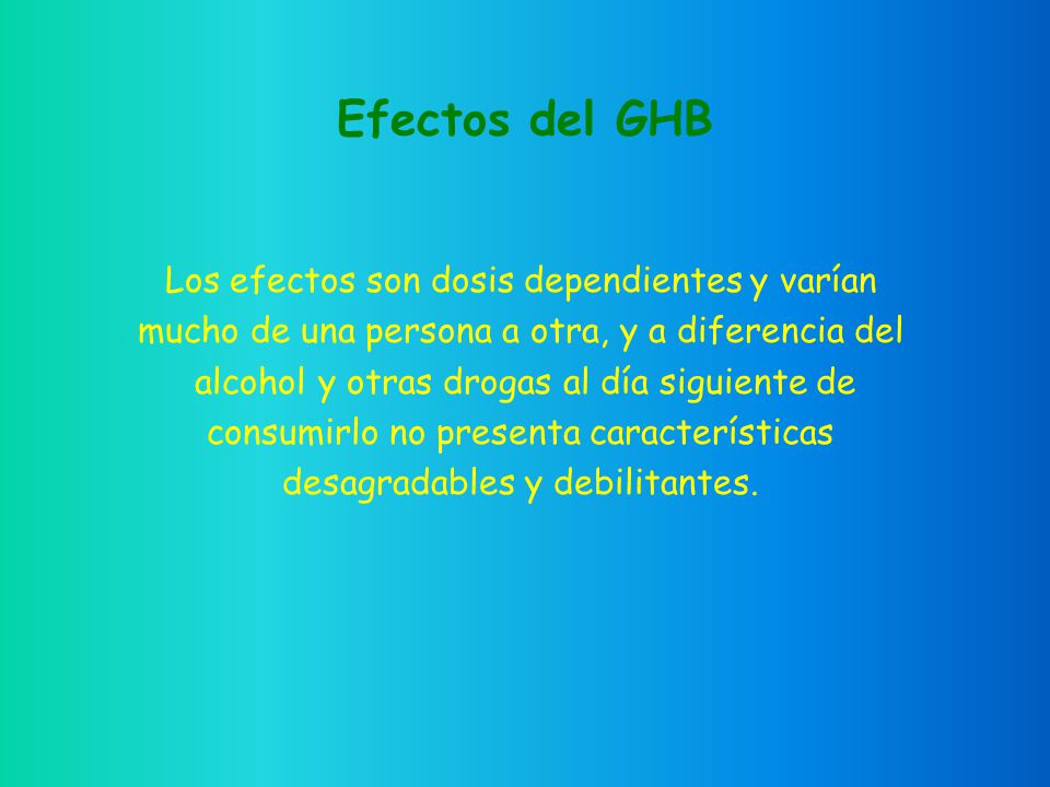 la hormona ghb potencia una erección